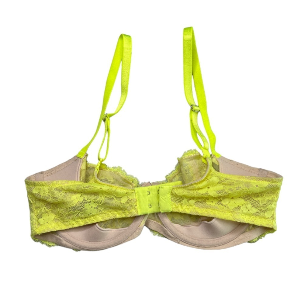 Victoria Secret Neon Green Laced Bra - Picture 4 of 10